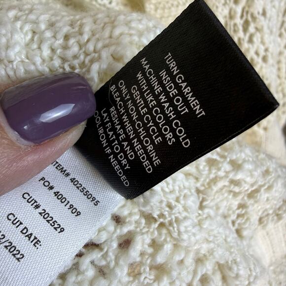 Torrid cream Plus sz. 1X Long line cardigan casual, every day work office #4437 - Picture 8 of 9